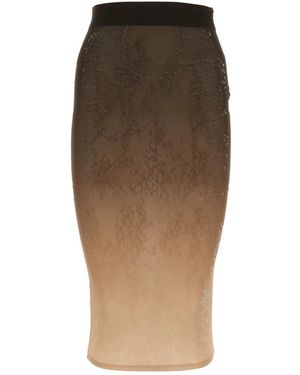ANDREA ADAMO Pencil Skirts - Brown