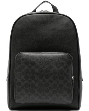 COACH Zwarte Voorrits Rugzak