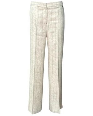 Please Straight Trousers - Bianco