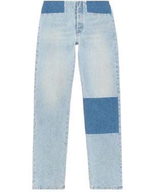 MM6 by Maison Martin Margiela Patchwork-Jeans, Frau, Größe - Blau