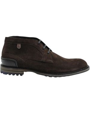 Floris Van Bommel Lace-Up Boots - Black