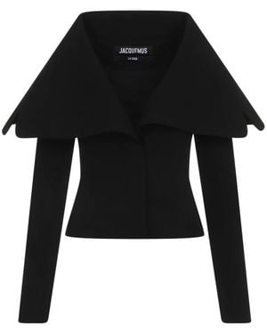 Jacquemus Blazer With Collar - Black