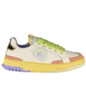 Blauer Trainers - Yellow
