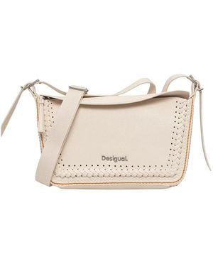 Desigual Tassen ,Leer Trama Munich Crossbody Tas - Naturel