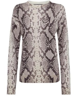 Philipp Plein Truien & Vesten ,Kasjmier Pullover Ronde Hals - Bruin