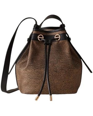 Borbonese Bucket Bags - Brown