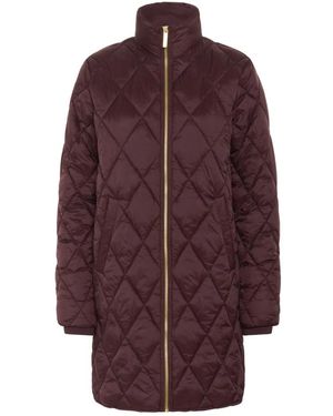 Part Two Jassen ,Rood ,Gewatteerde Tawny Port Jas - Paars