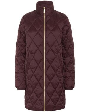 Part Two Jassen ,Rood ,Gewatteerde Tawny Port Jas - Paars