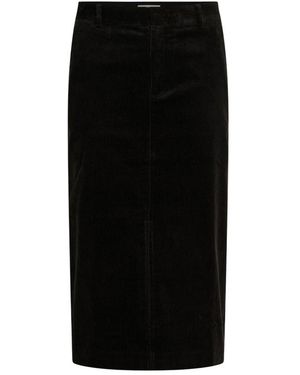 Part Two Midi Rok - Zwart