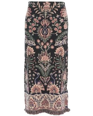 FARM Rio Midi Skirts - Bruin