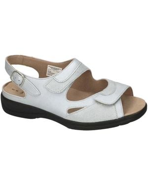 SOLIDUS Schoenen ,Grijs ,Leer Lia Sandal