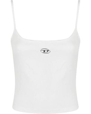 DIESEL Tops ,Wit ,Katoen T-Hupy-Od Tanktop
