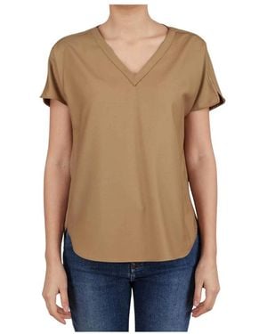 Kiton Shirt Van Scheerwol - Naturel