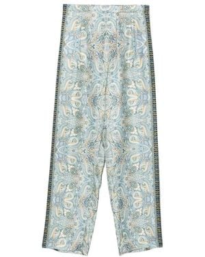 Etro Wide Trousers - Azul