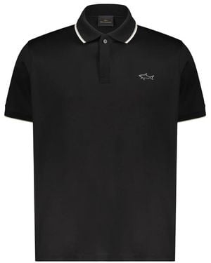 Paul & Shark Polo Shirts - Black