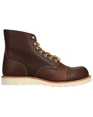 Red Wing Schuhe Stiefel Schnürstiefel - Braun