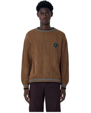 Kiko Kostadinov Round-Neck Knitwear - Marrone