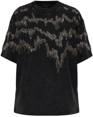 AllSaints Maia T-Shirt - Zwart