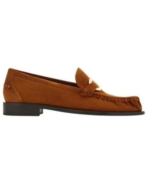 Ferragamo Maryan Soft Loafers - Braun
