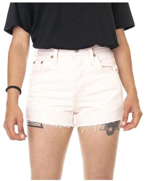 Levi's Denim Bermuda Shorts Lente Zomer - Wit