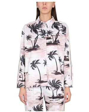 Palm Angels Shirts - White