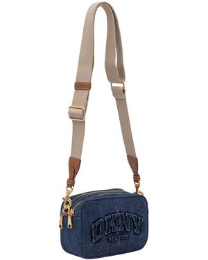 DKNY Denim Schoudertas - Blauw