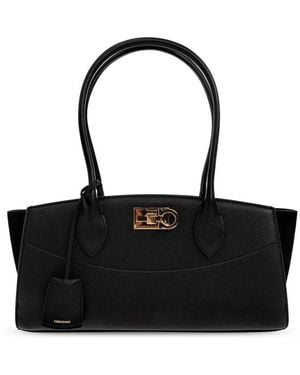Ferragamo Shoulder Bags - Nero