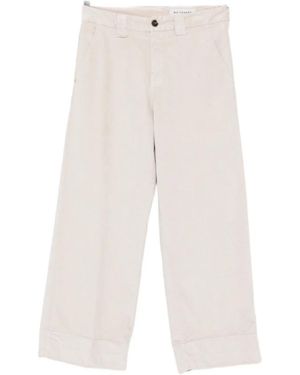 White Sand Wide Trousers - White