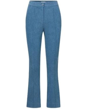 Veronica Beard Cropped Trousers - Blue