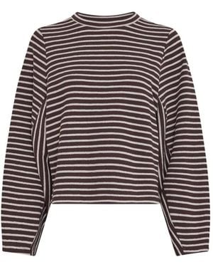 Moss Copenhagen Sofia Sweatshirt Stp - Bruin
