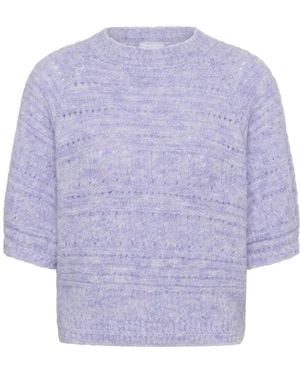 Saint Tropez Round-Neck Knitwear - Violet