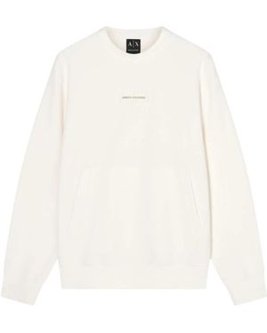 ARMANI EXCHANGE Sweatshirts - White