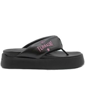 Chiara Ferragni Flip Flops - Noir