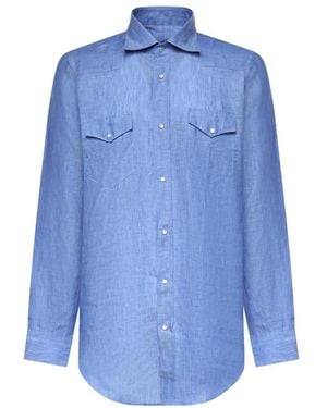 Sartorio Napoli Casual Shirts - Blue