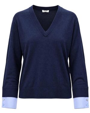 Liu Jo V-Neck Knitwear - Blu