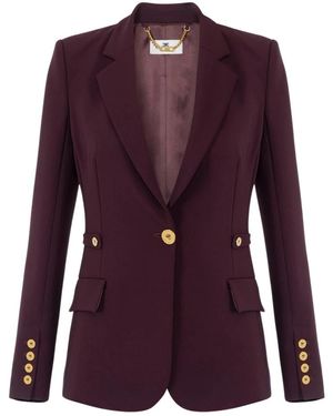 Elisabetta Franchi Blazers - Paars