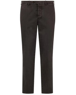 Moorer Broeken ,Bruin ,Katoen Chino Broek Van Katoen - Grijs