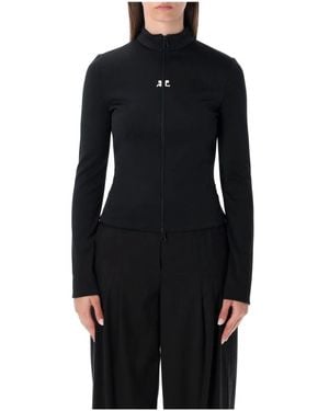 Courreges Zip-Throughs - Negro