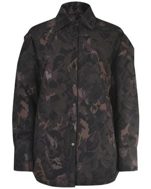 PINKO Jassen ,Groen ,Polyester Barengo Jas - Zwart