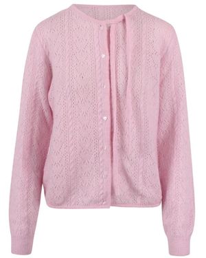 Marco Rambaldi Amorous Braid Cardigan - Roze
