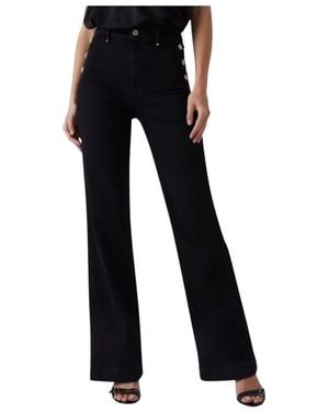 Guess Wide Jeans - Negro