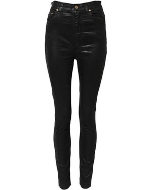 Dolce & Gabbana Zwarte High Waist Skinny Denim Jeans