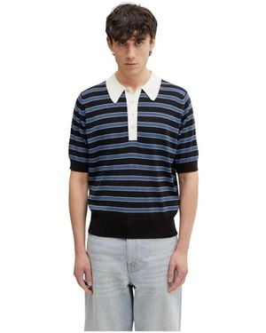 Wales Bonner Breeze Polo - Blau