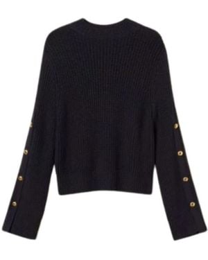 Twinset Truien & Vesten ,Blauw ,Ronde Hals Gebreid