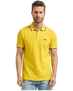 BOSS Polo Shirts - Yellow