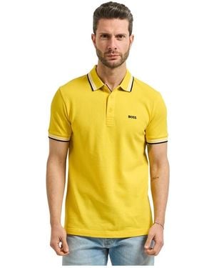 HUGO Polo Shirts - Yellow
