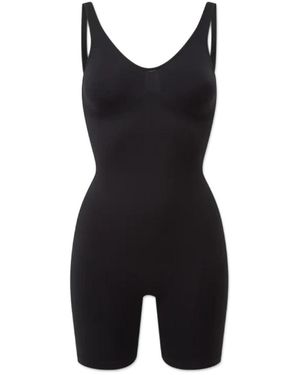 Heist Studios Contour Nahtloser Shorty Bodysuit - Schwarz