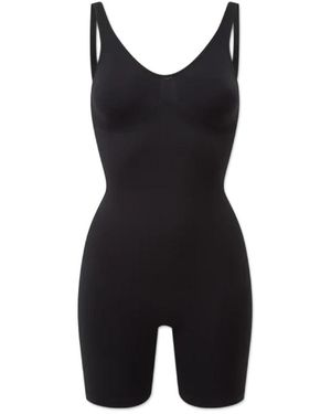 Heist Studios Contour Nahtloser Shorty Bodysuit - Schwarz