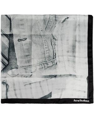 Acne Studios Silky Scarves - Grigio