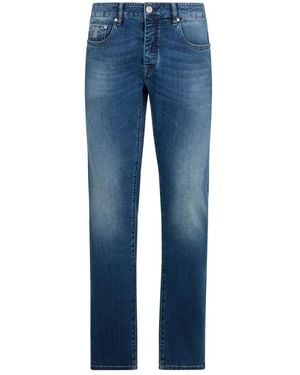 Moorer Slim-Fit Jeans - Blue